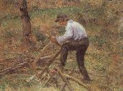 Camille Pissarro The Woodcutter oil painting reproduction